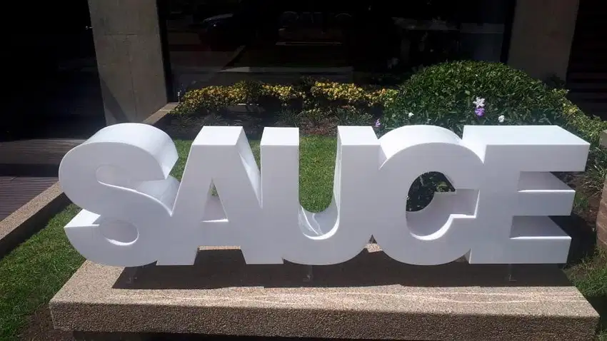 letras decorativas en 3d metalicas